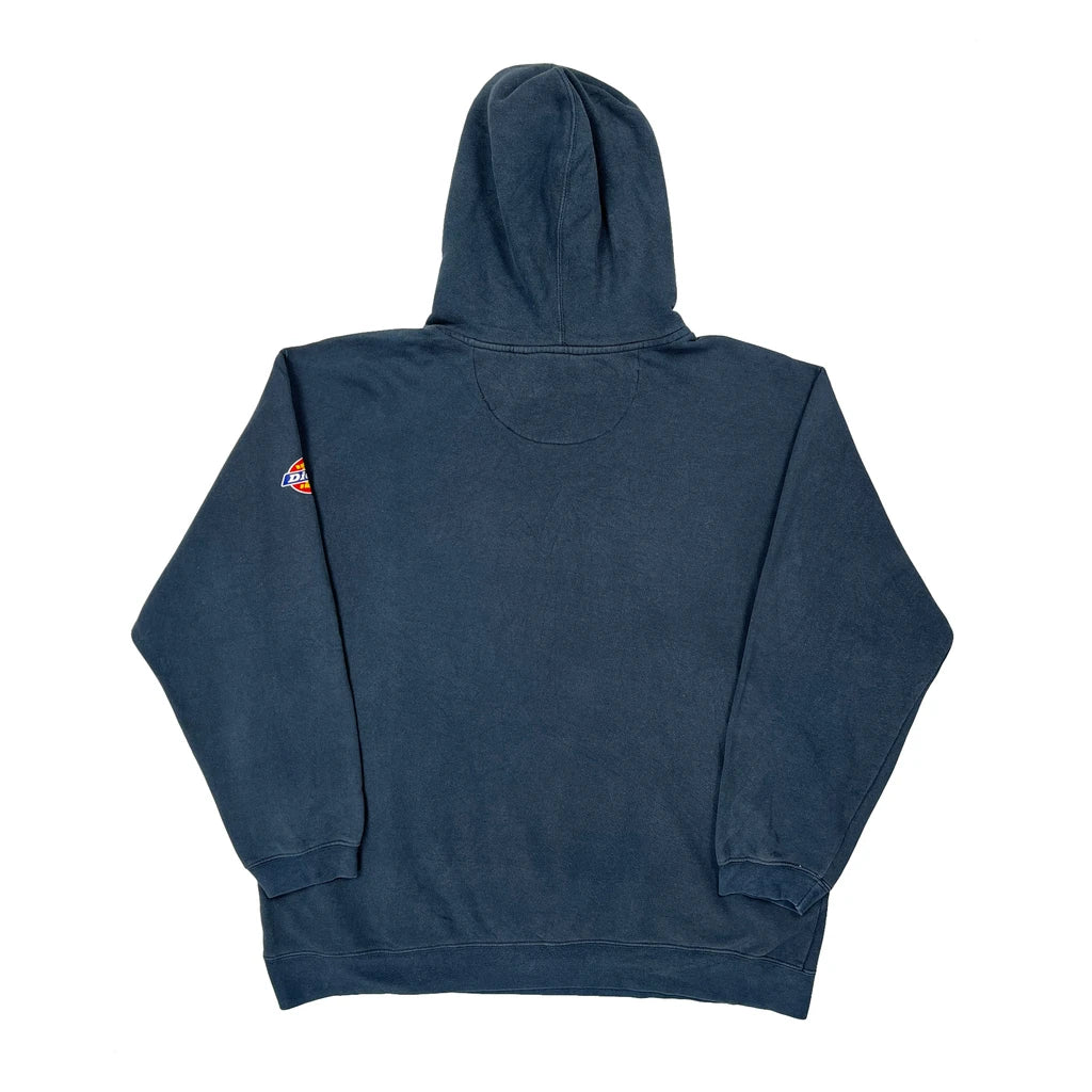 Workwear Dickies Hoodie - Large Blue Cotton - Image 2