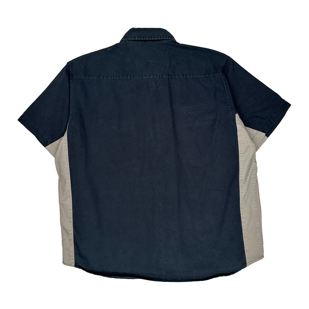 Workwear Dickies Short Sleeve Shirt - XL Blue Cotton - Image 2
