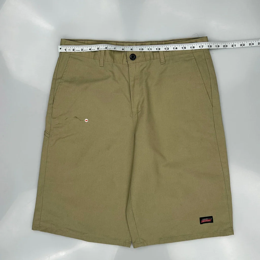 Workwear Dickies Shorts - 35W 11L Khaki Cotton - Image 4