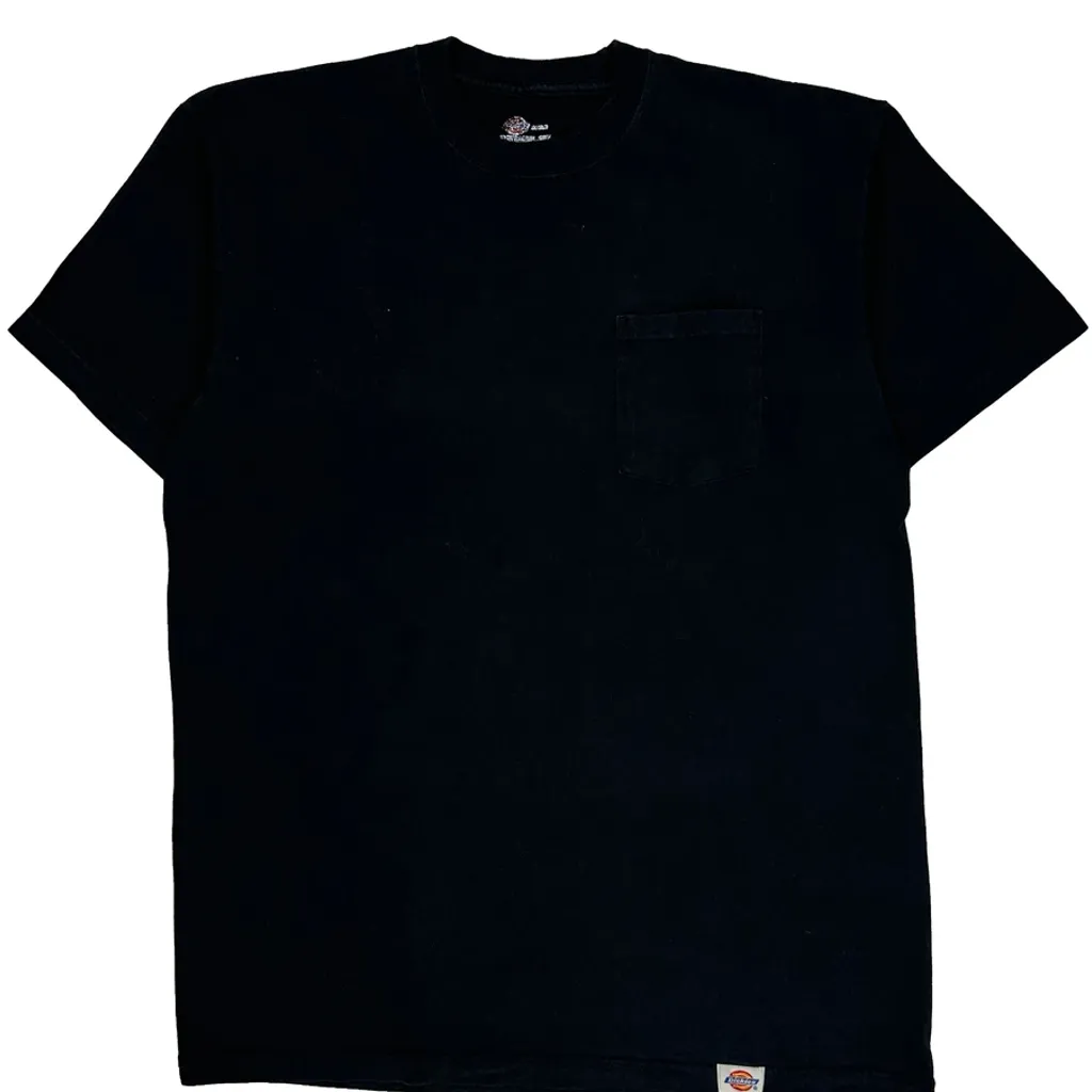 Workwear Dickies T-Shirt - XL Black Cotton - Image 5