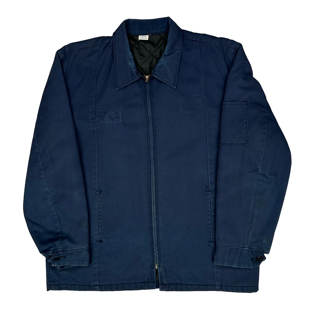 Workwear Work Jacket - Large Blue Polyester
