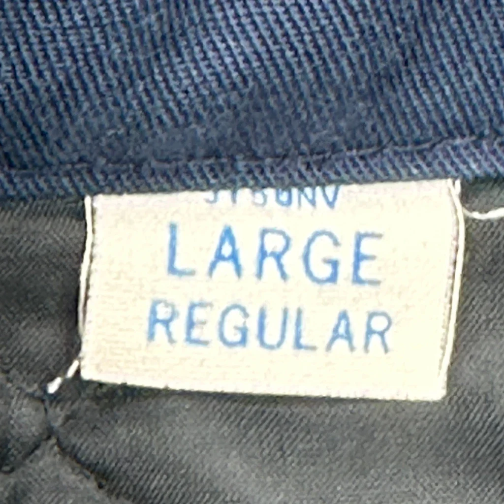 Workwear Work Jacket - Large Blue Polyester - Image 3