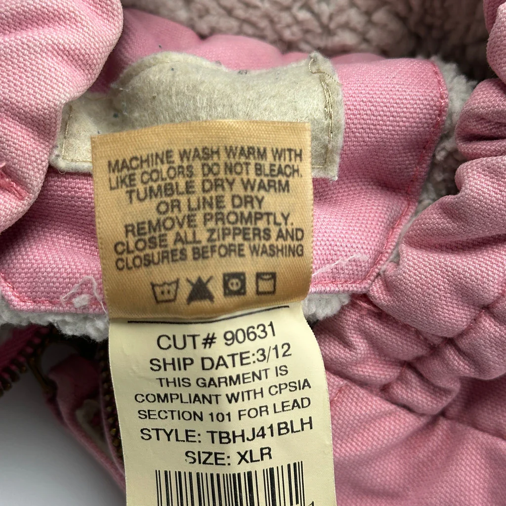 Workwear Jacket - XL Pink Cotton - Image 3