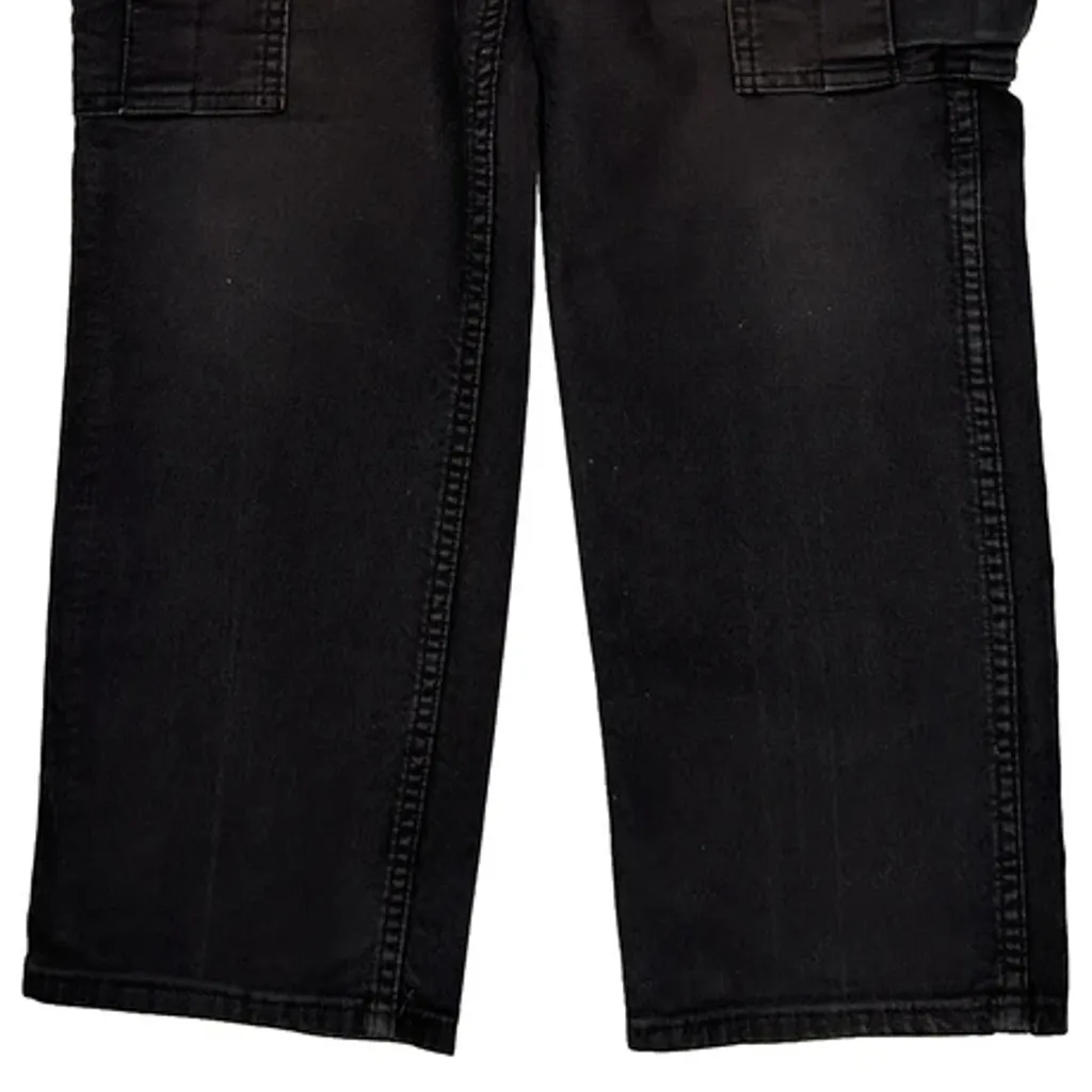 Workwear Levis Cargo Jeans - 33W 29L Black Cotton - Image 8