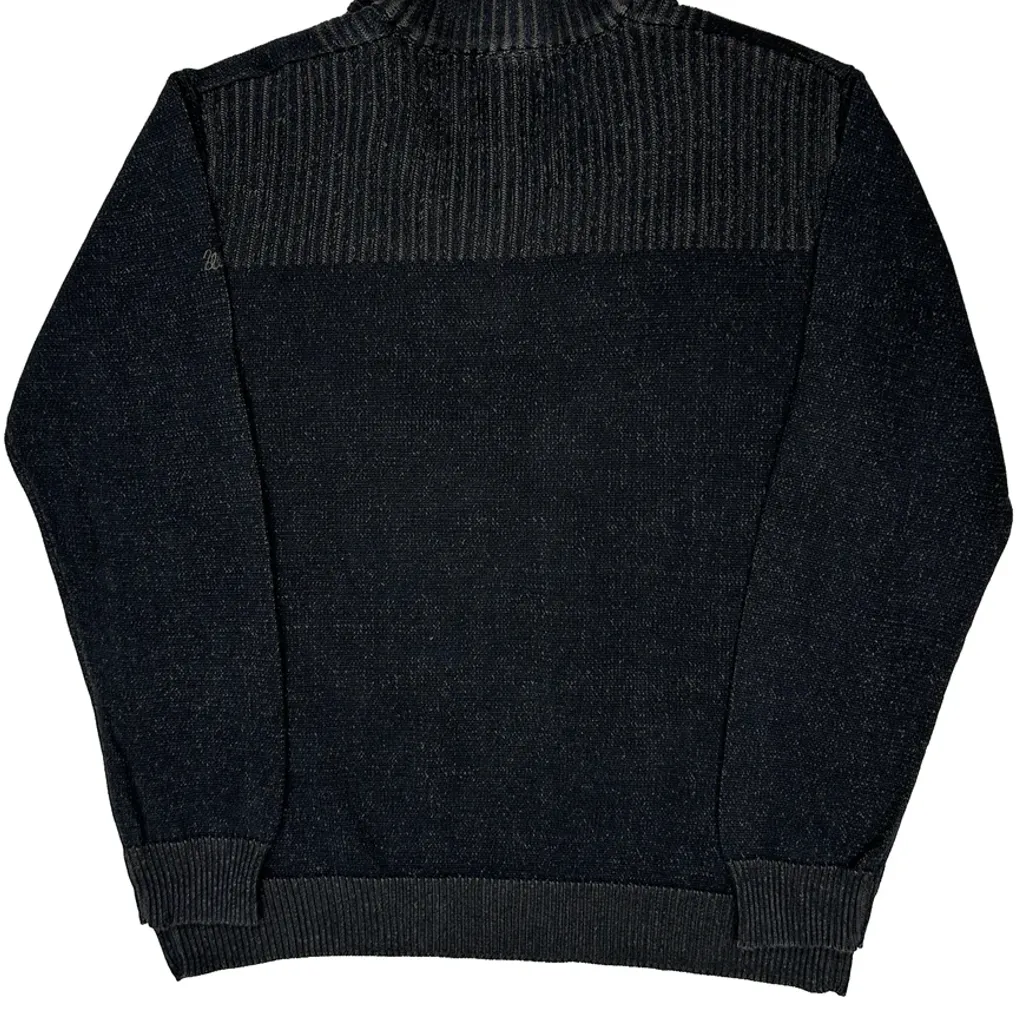 Wrangler 1/4 Zip - XL Black Cotton - Image 7