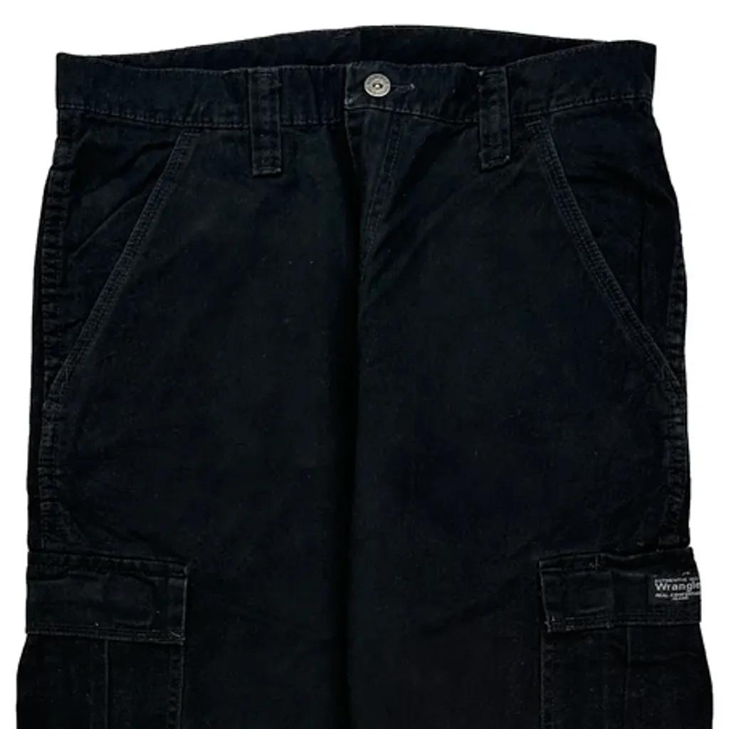 Wrangler Cargo Pants - 32W 30L Black Cotton - Image 10