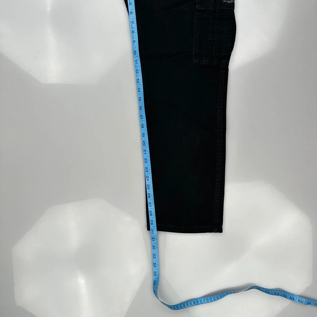 Wrangler Cargo Pants - 32W 30L Black Cotton - Image 5