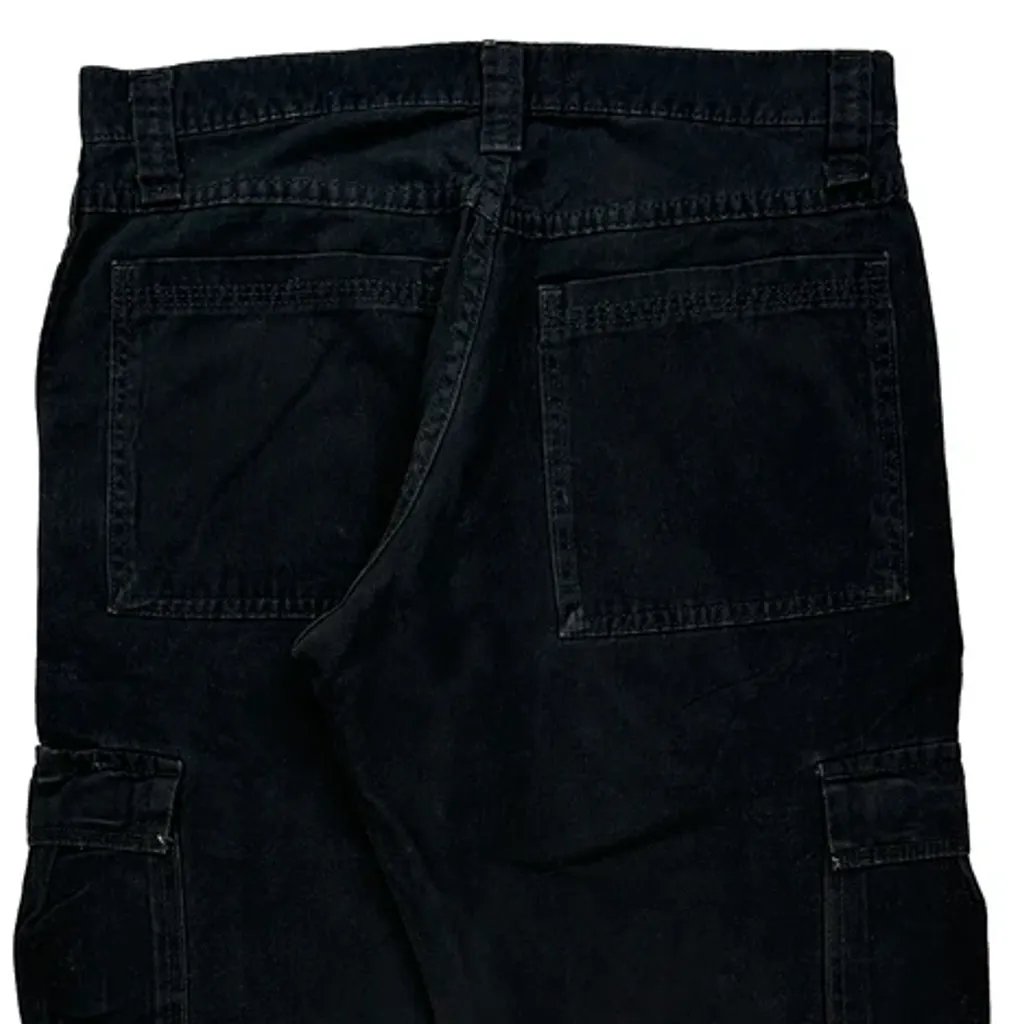 Wrangler Cargo Pants - 32W 30L Black Cotton - Image 8