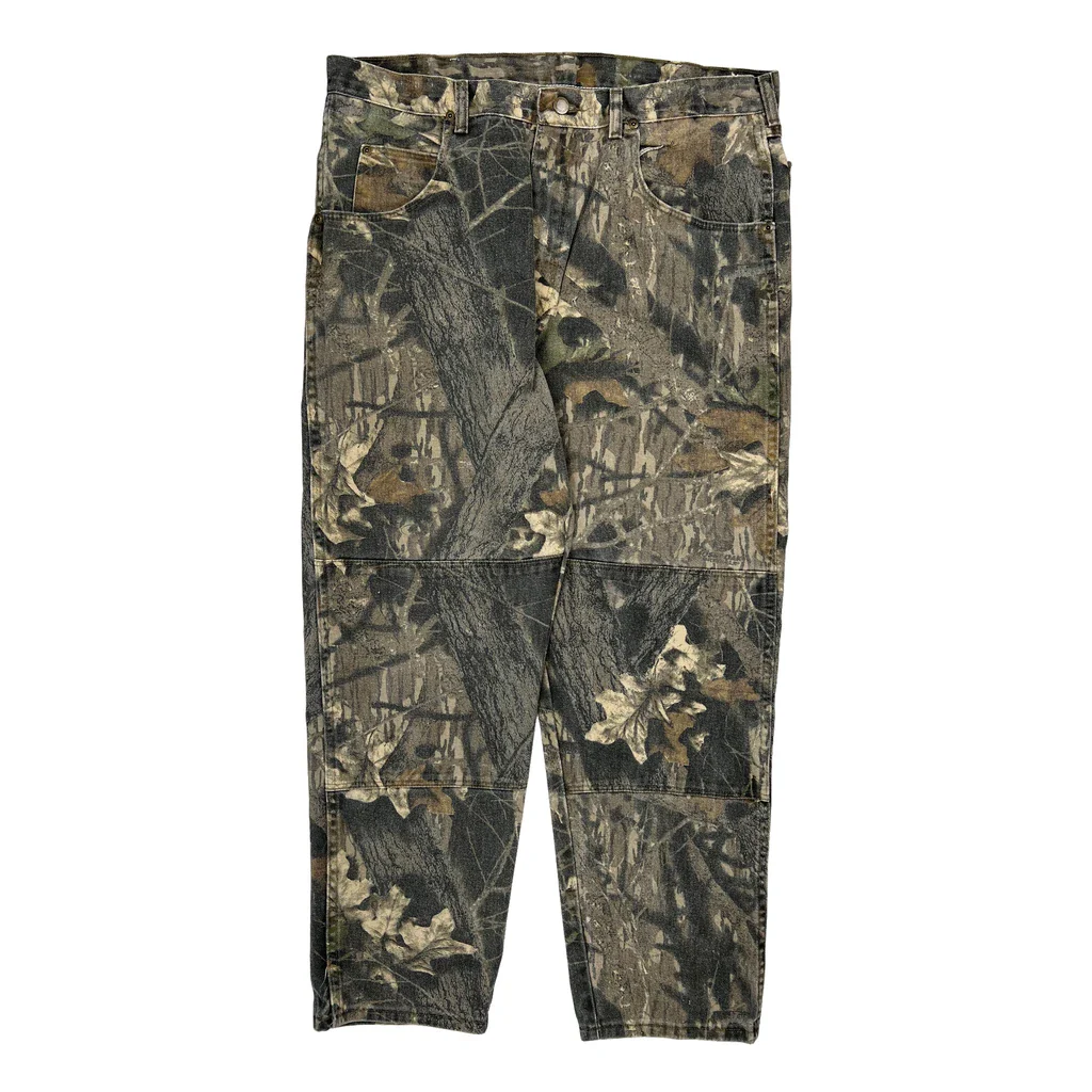 Wrangler Camo Cargo Pants - 36W 30L Camo Cotton - Image 2