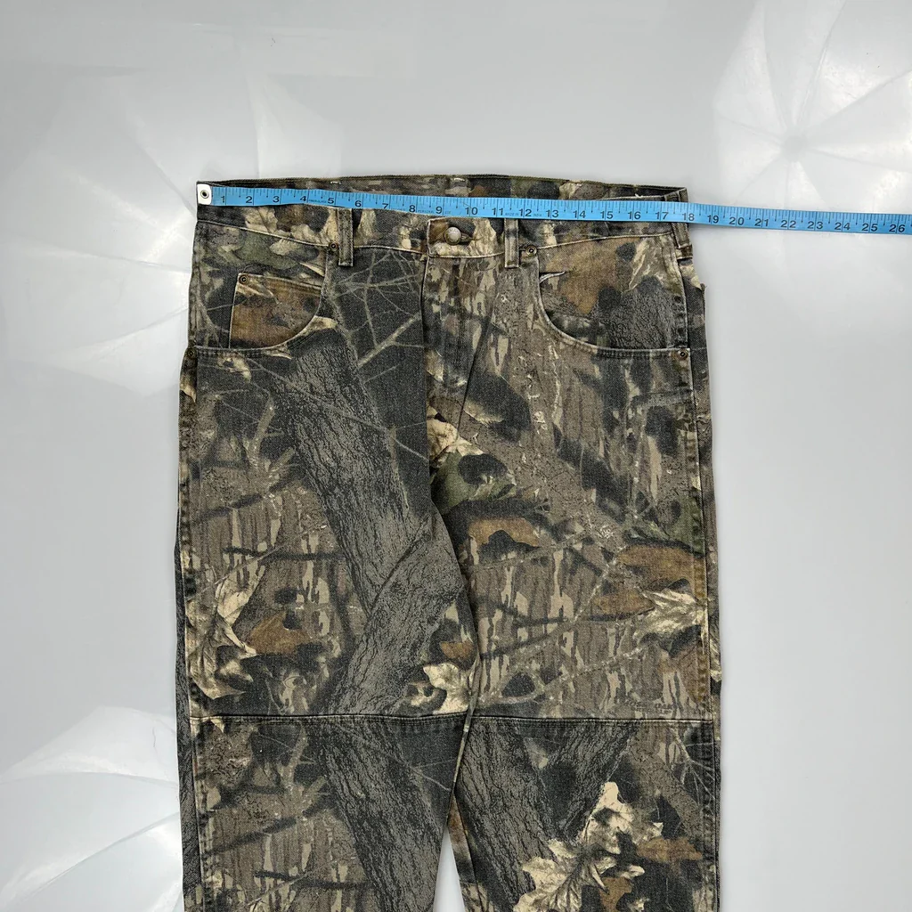 Wrangler Camo Cargo Pants - 36W 30L Camo Cotton - Image 3