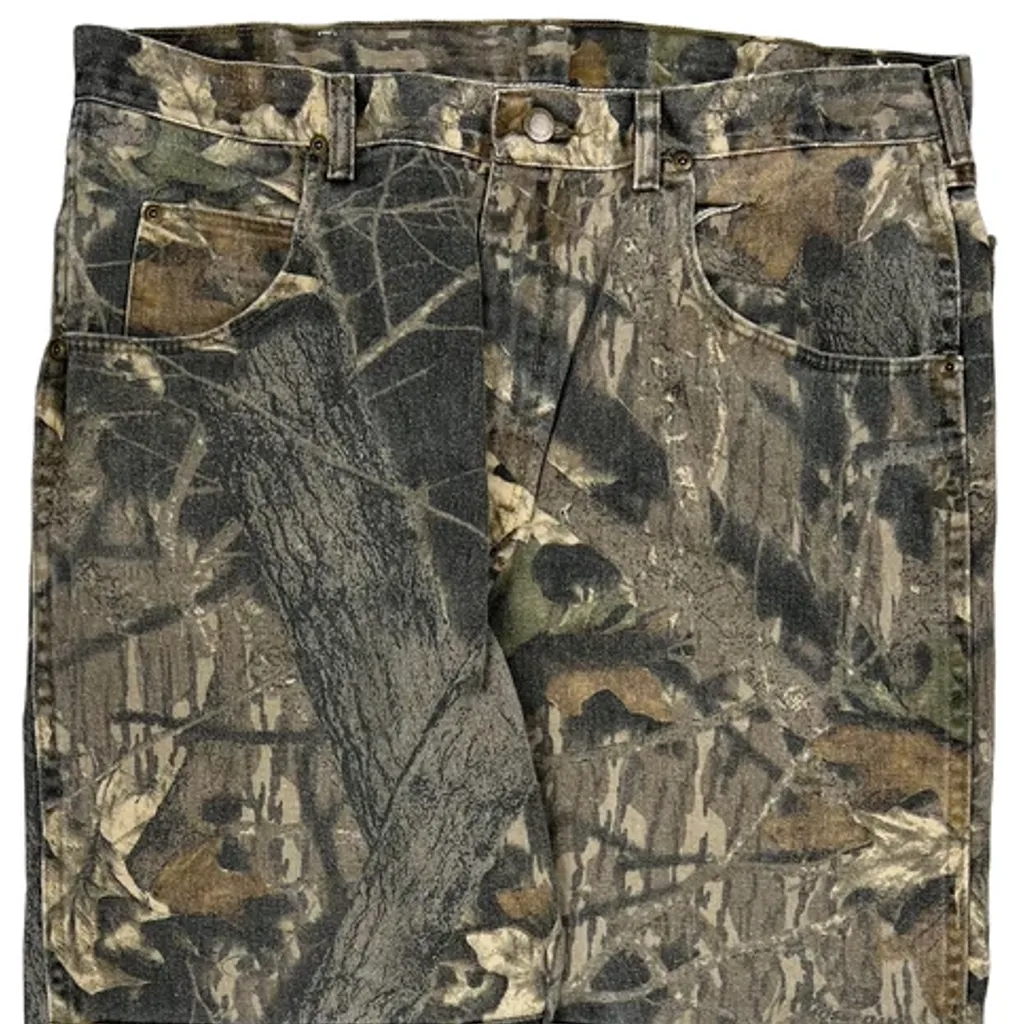 Wrangler Camo Cargo Pants - 36W 30L Camo Cotton - Image 9