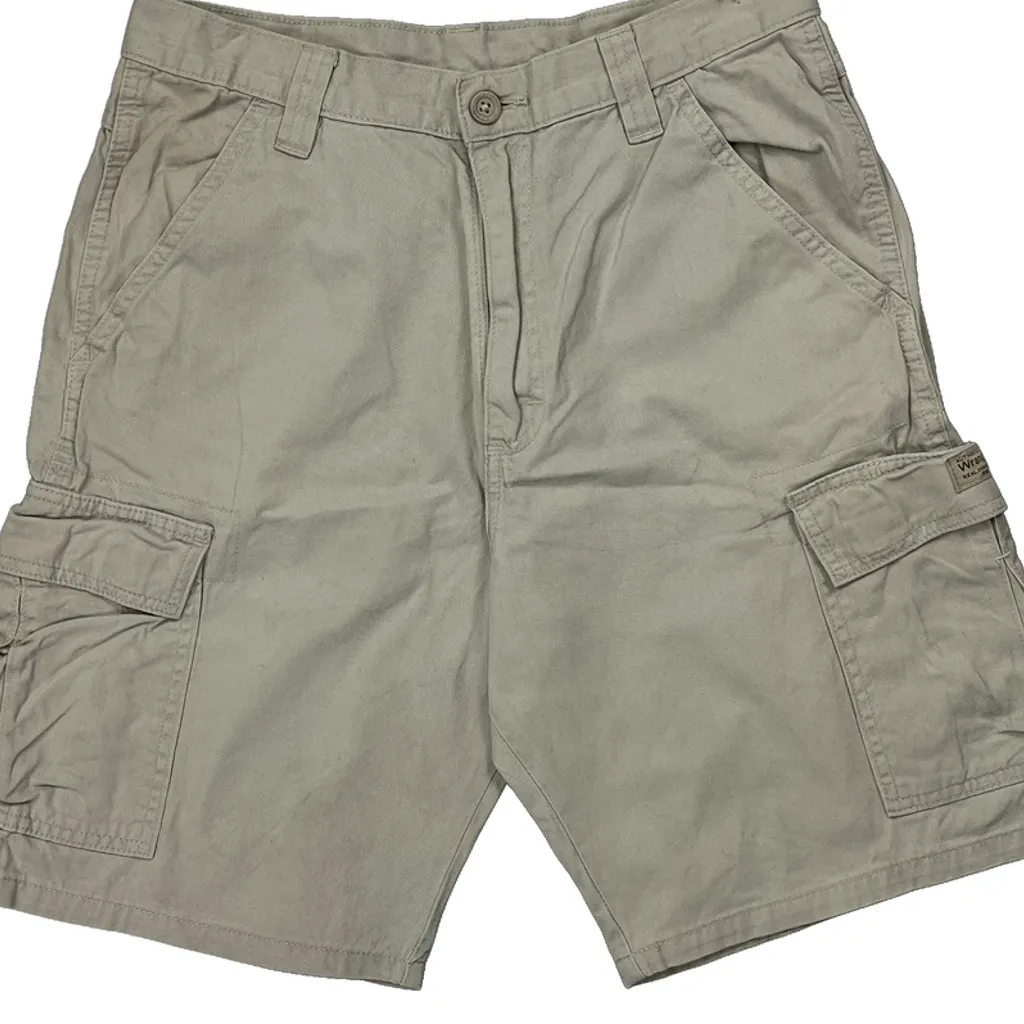 Wrangler Cargo Shorts - 29W 10L Beige Cotton - Image 10