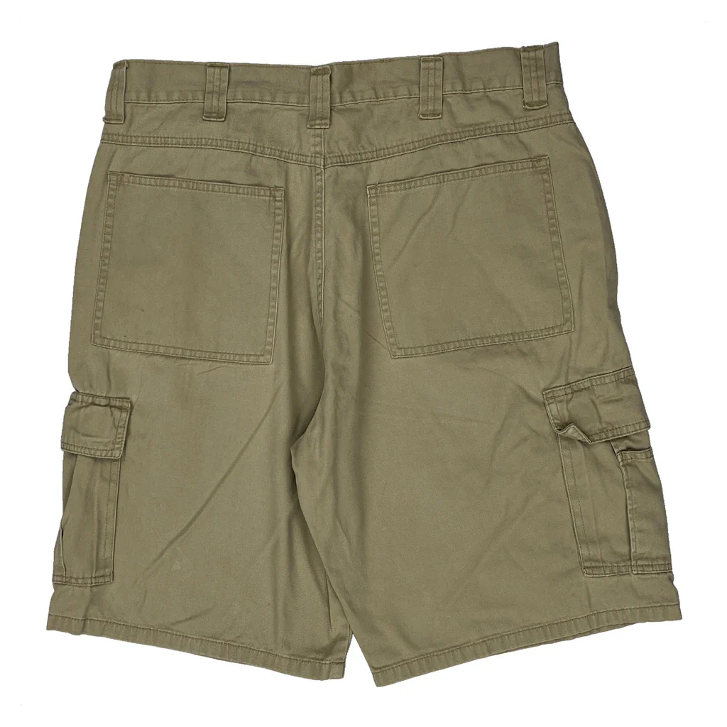 Wrangler Cargo Shorts - 33W 10L Beige Cotton