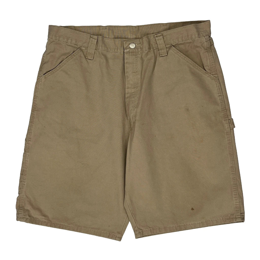 Wrangler Cargo Shorts - 34W 10L Beige Cotton - Image 2