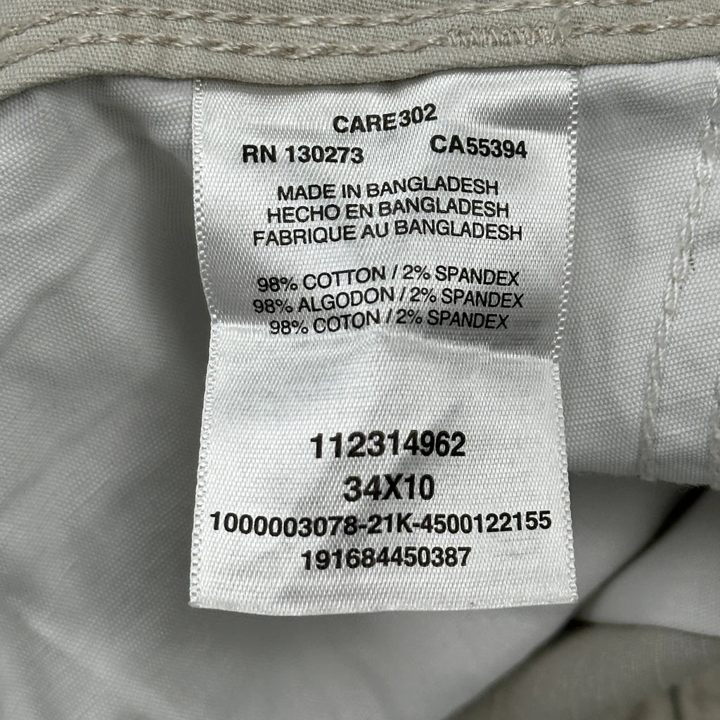 Wrangler Cargo Shorts - 34W 10L Beige Cotton - Image 6