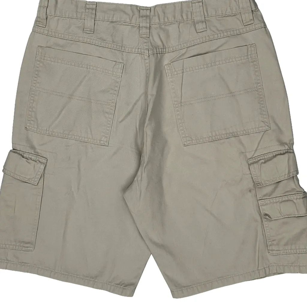 Wrangler Cargo Shorts - 34W 9L Beige Cotton - Image 8