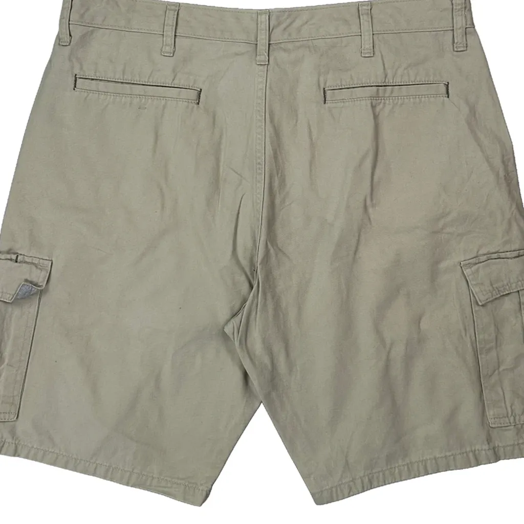 Wrangler Cargo Shorts - 36W 10L Beige Cotton - Image 7