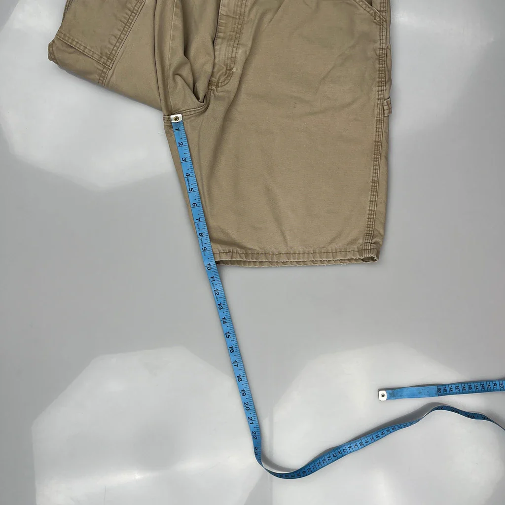 Wrangler Cargo Shorts - 36W 9L Beige Cotton - Image 5