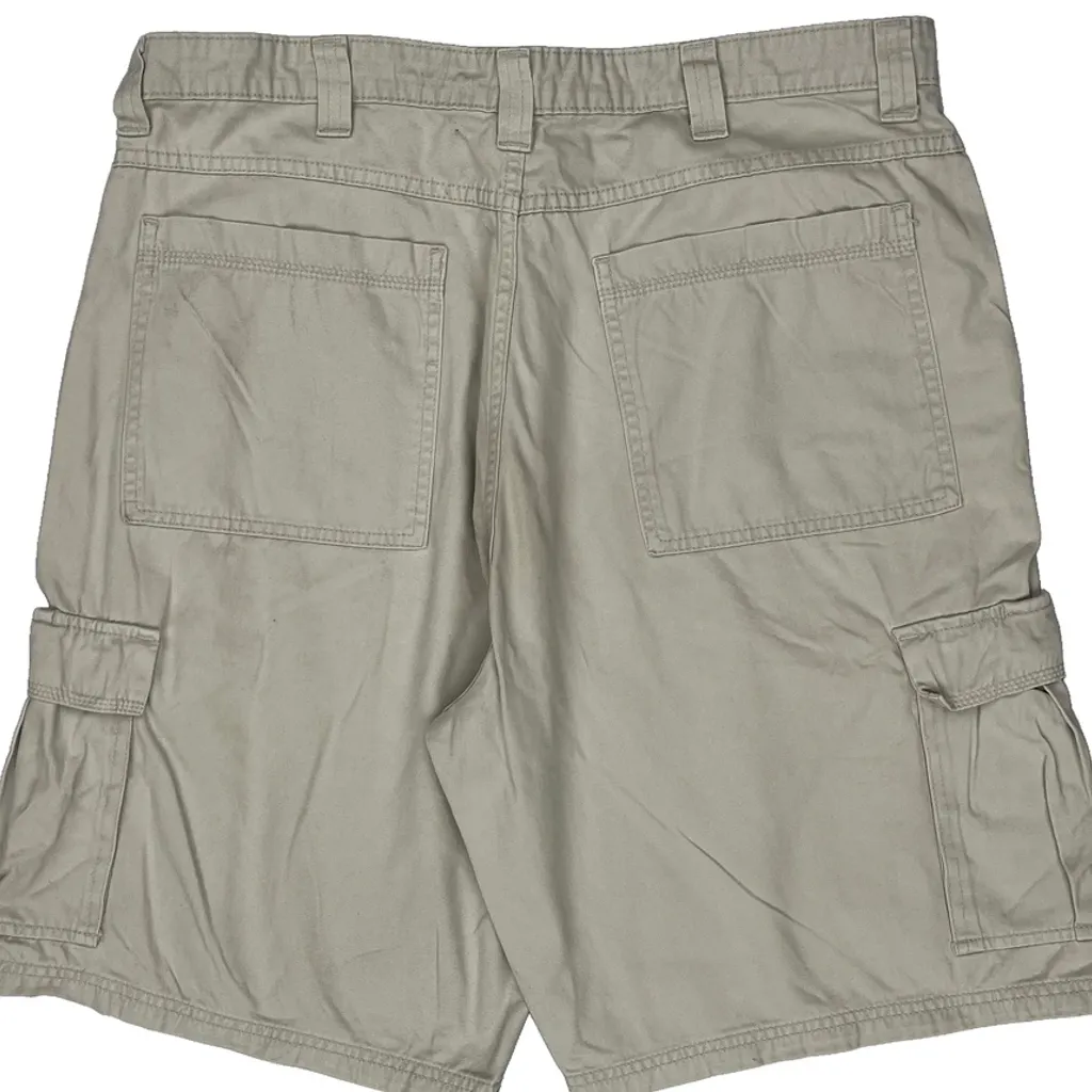 Wrangler Cargo Shorts - 36W 9L Beige Cotton - Image 8