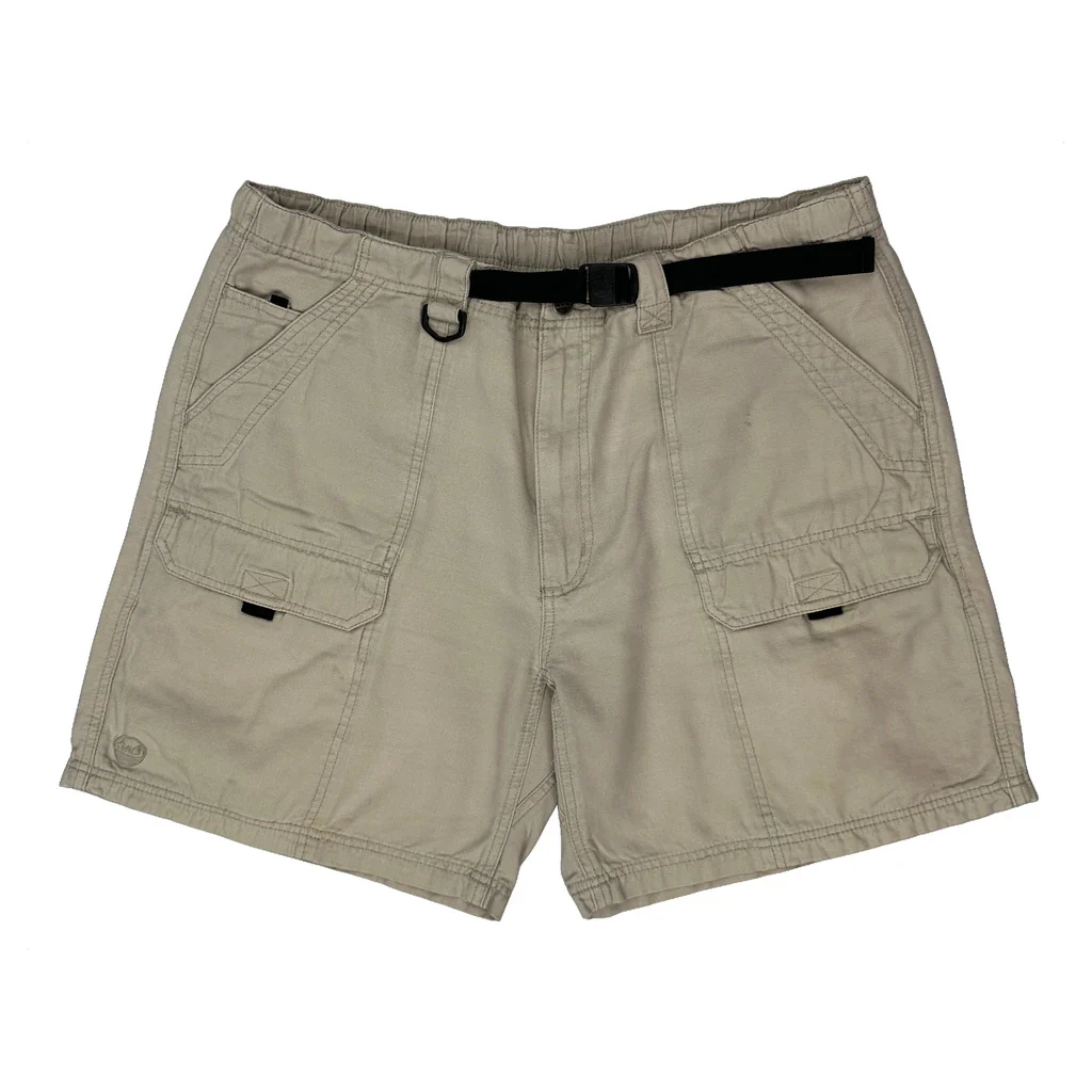 Wrangler Cargo Shorts - 36W 6L Beige Cotton - Image 2