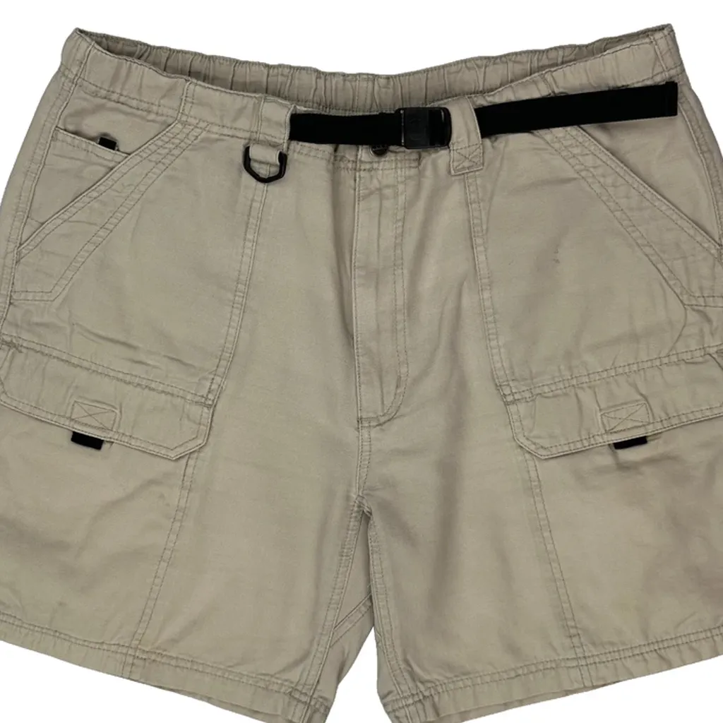 Wrangler Cargo Shorts - 36W 6L Beige Cotton - Image 9