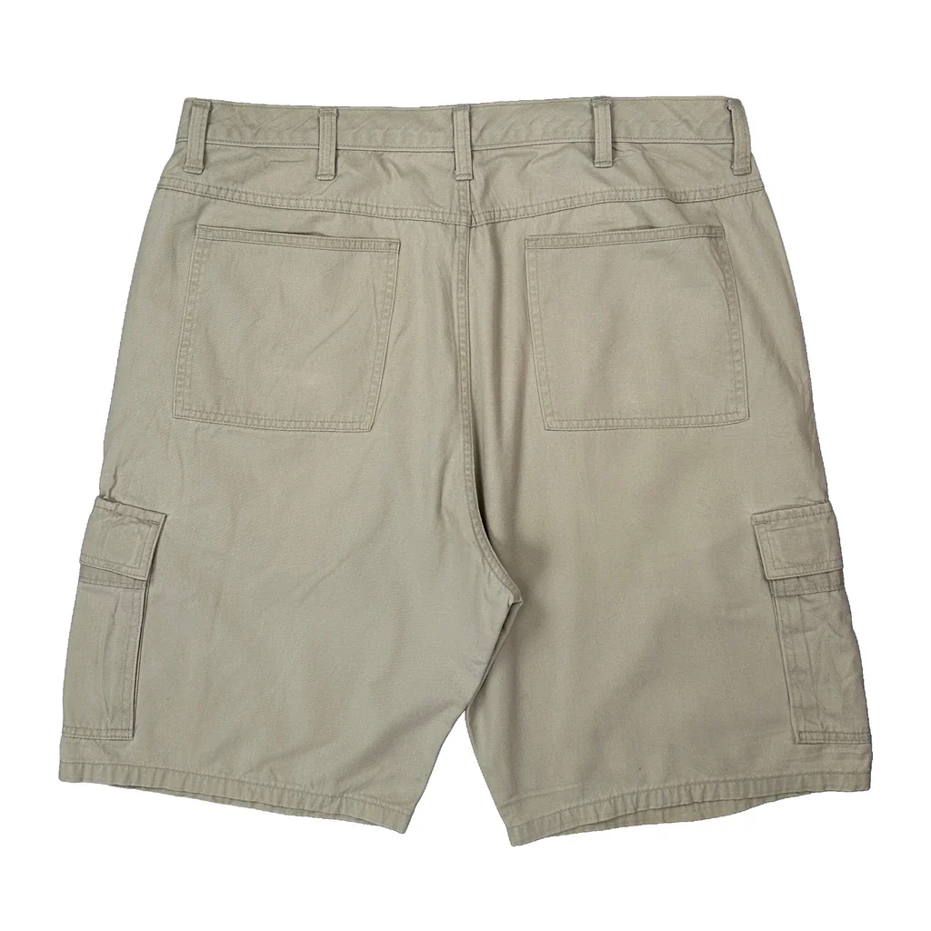 Wrangler Cargo Shorts - 38W 11L Beige Cotton