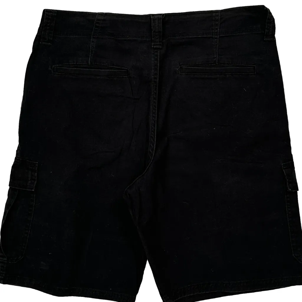 Wrangler Cargo Shorts - 32W 11L Black Cotton - Image 7