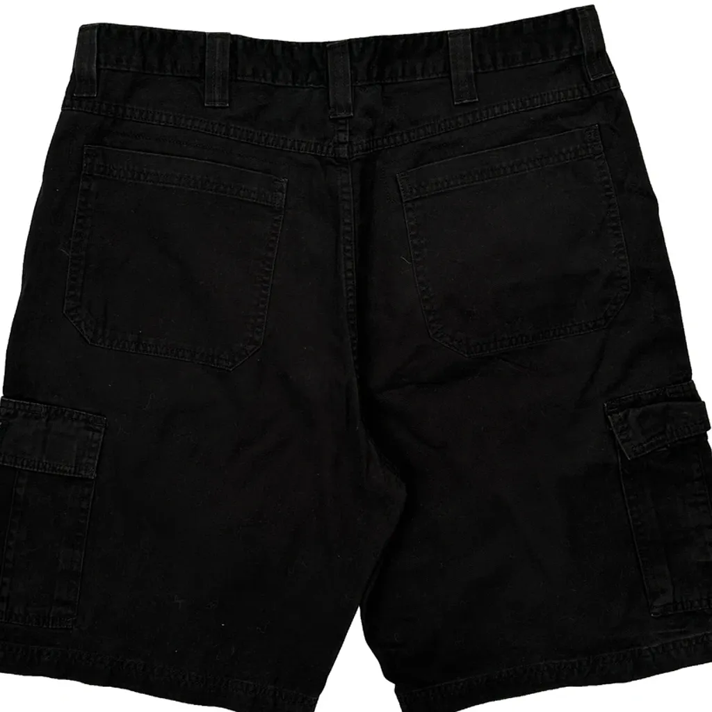 Wrangler Cargo Shorts - 36W 10L Black Cotton - Image 7