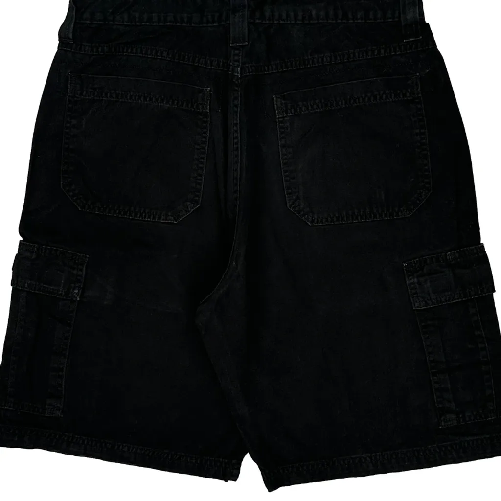 Wrangler Cargo Shorts - 36W 10L Black Cotton - Image 6