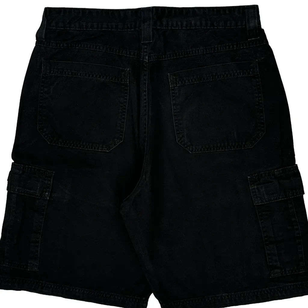 Wrangler Cargo Shorts - 36W 10L Black Cotton - Image 7