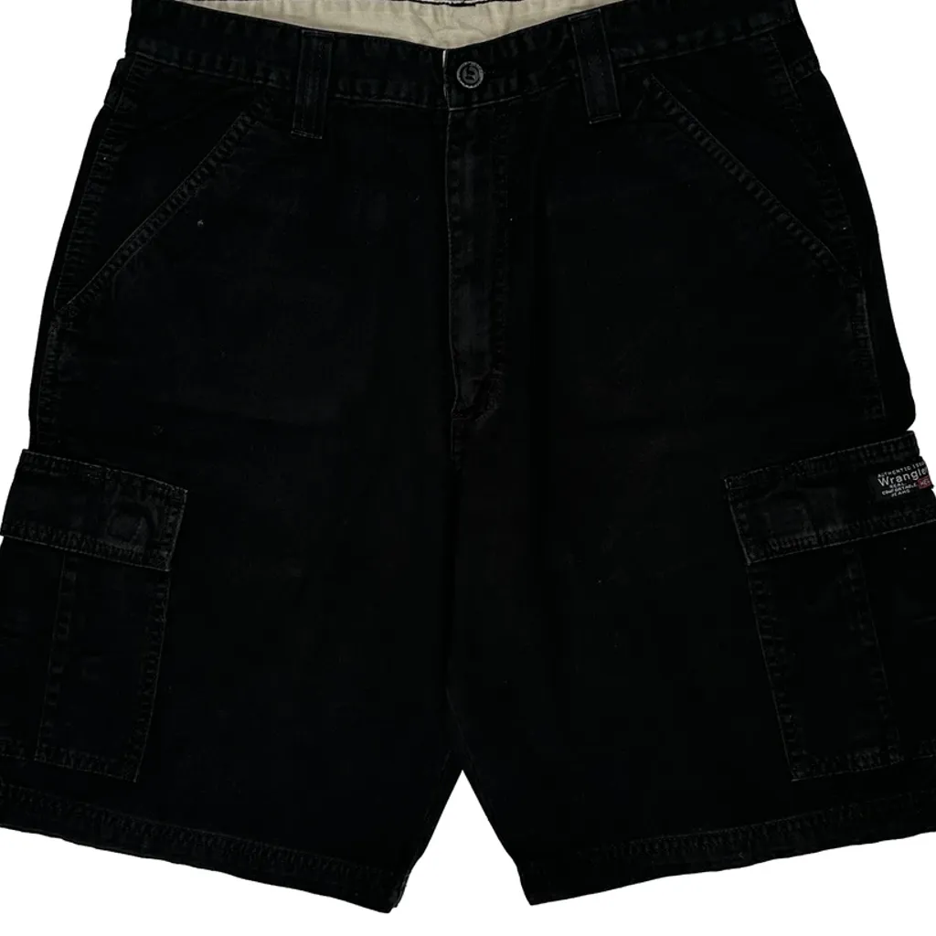 Wrangler Cargo Shorts - 36W 10L Black Cotton - Image 8