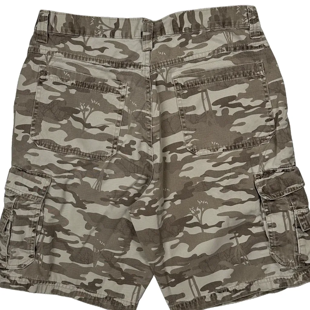 Wrangler Cargo Shorts - 31W 11L Camo Cotton - Image 7
