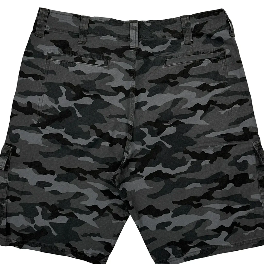 Wrangler Camo Cargo Shorts - 34W 11L Camo Cotton - Image 8
