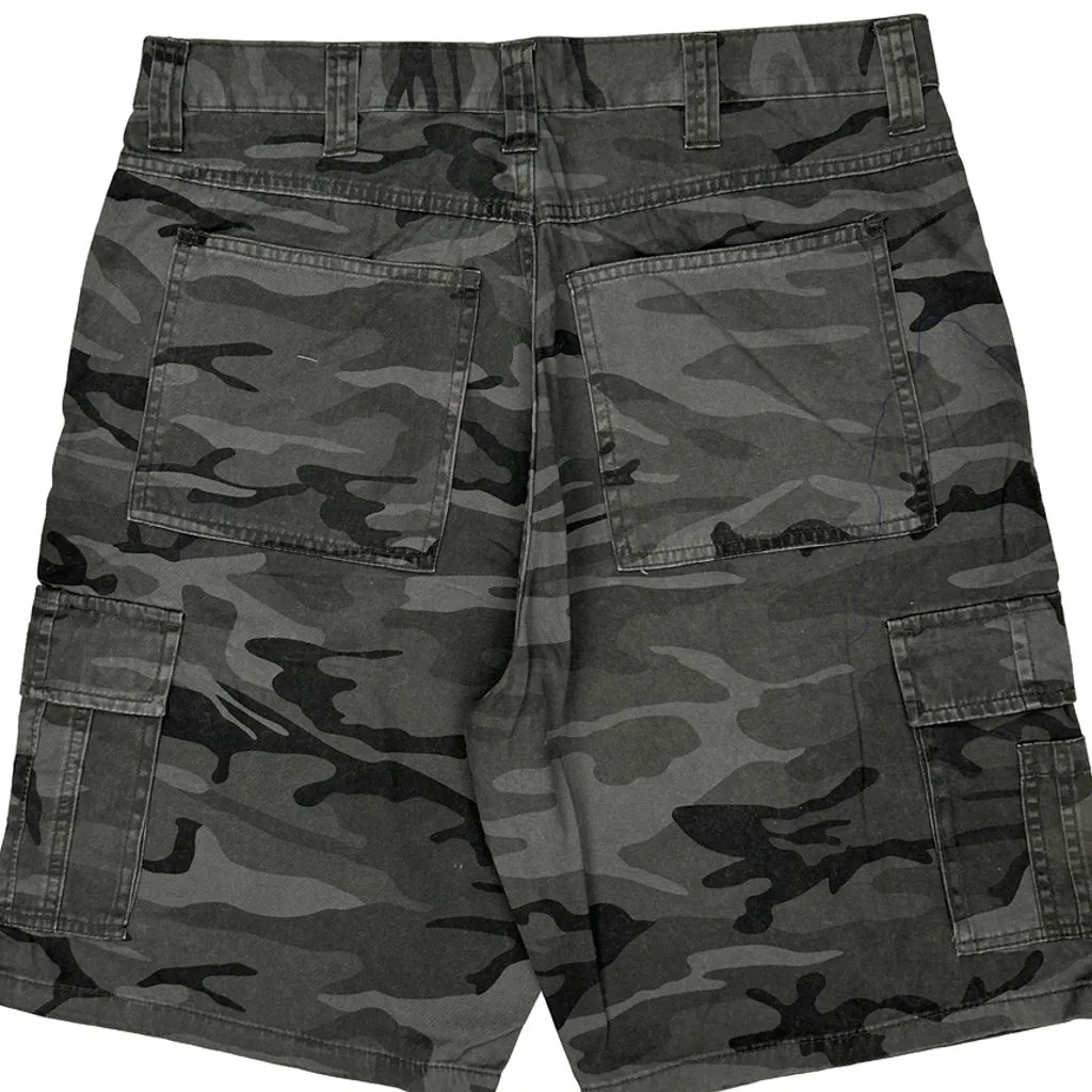 Wrangler Camo Cargo Shorts - 34W 10L Camo Cotton - Image 8