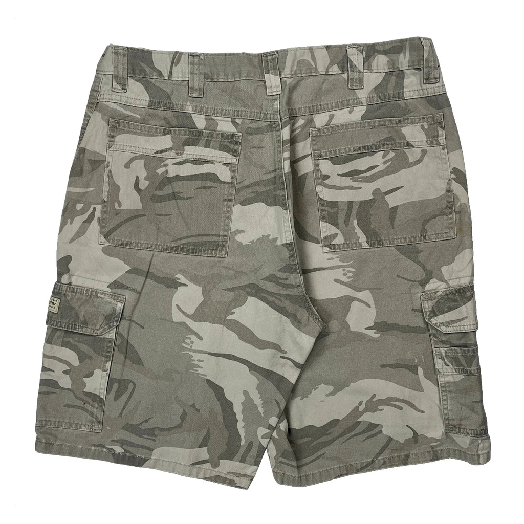 Wrangler Camo Cargo Shorts - 34W 10L Camo Cotton