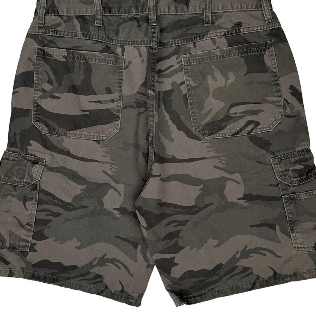 Wrangler Camo Cargo Shorts - 36W 10L Camo Cotton - Image 6