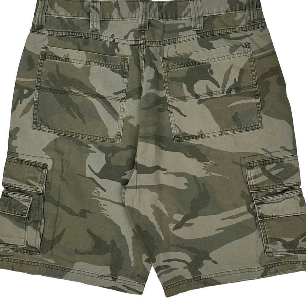 Wrangler Camo Cargo Shorts - 36W 10L Camo Cotton - Image 6