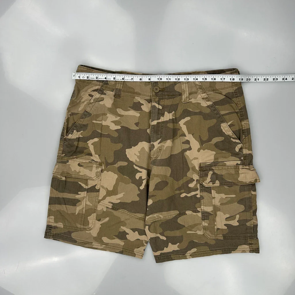 Wrangler Camo Cargo Shorts - 37W 10L Camo Cotton - Image 3