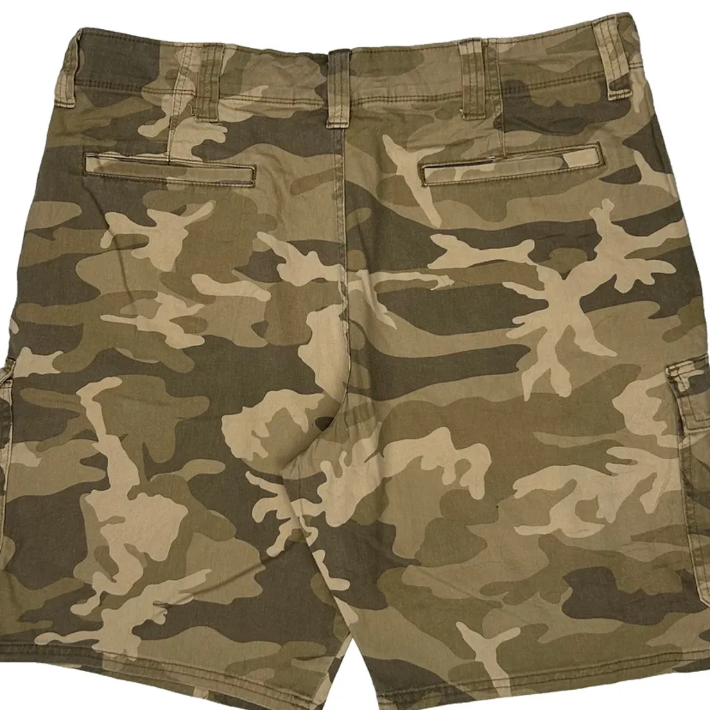 Wrangler Camo Cargo Shorts - 37W 10L Camo Cotton - Image 9