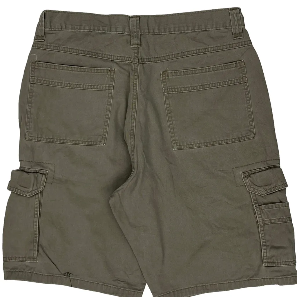 Wrangler Cargo Shorts - 32W 10L Grey Cotton - Image 7
