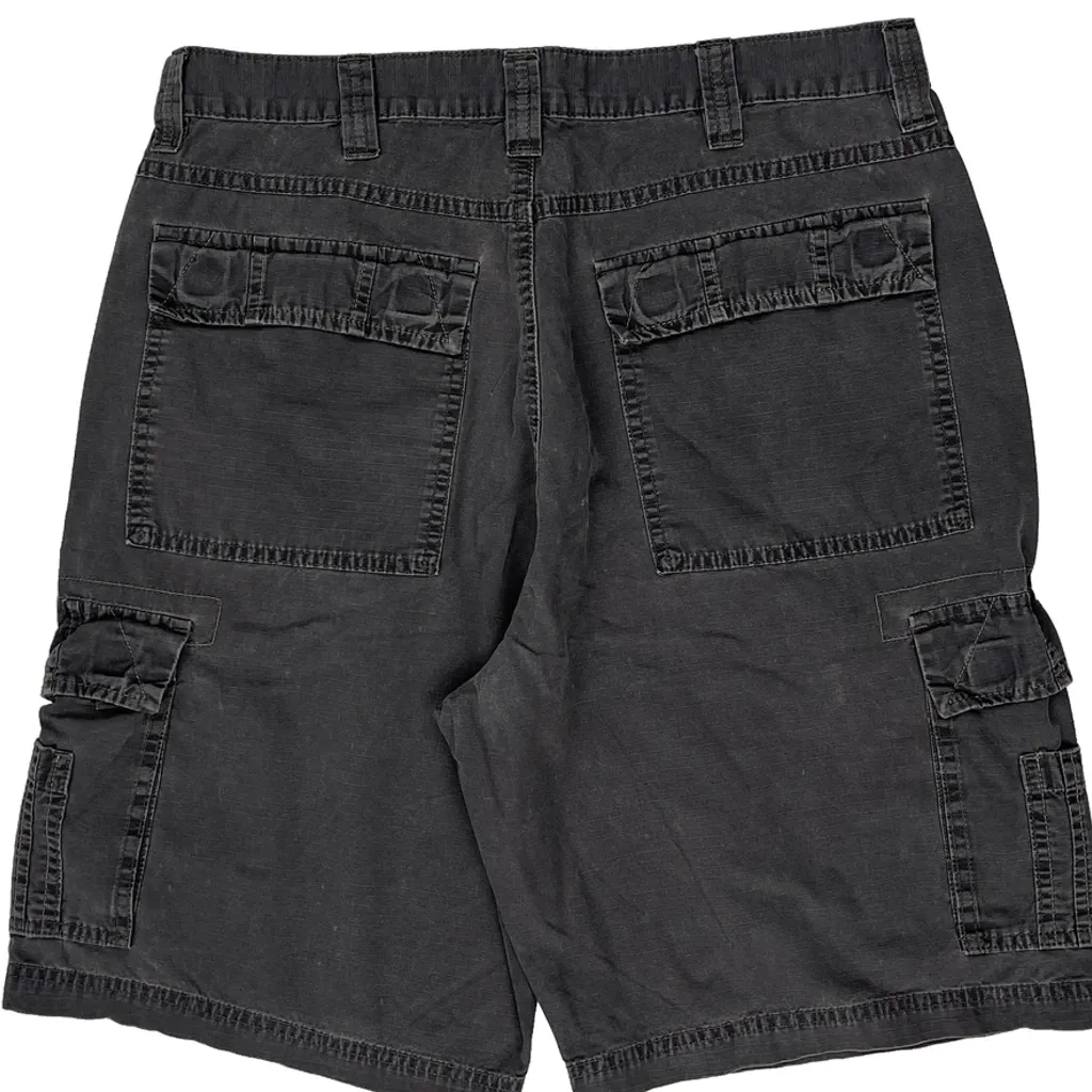 Wrangler Cargo Shorts - 33W 10L Grey Cotton - Image 6