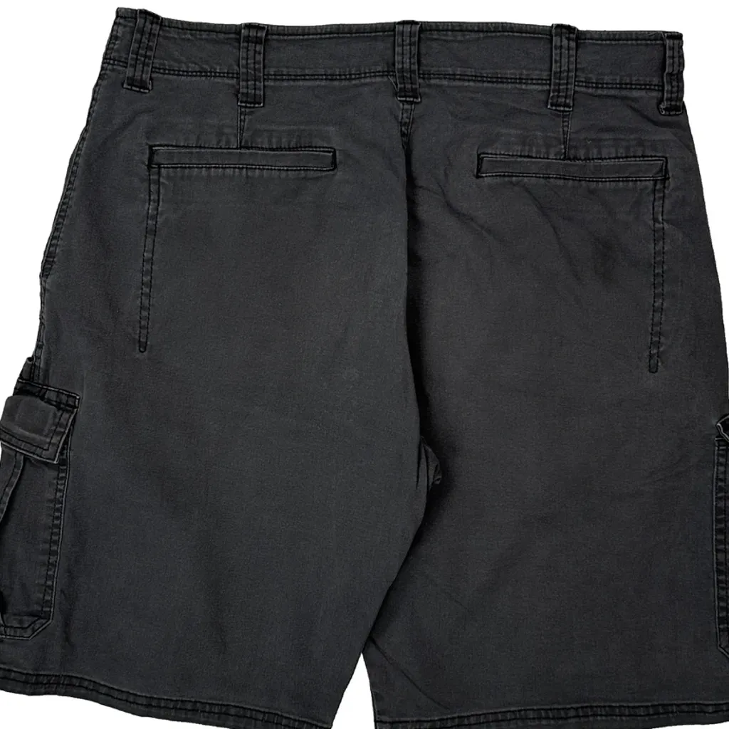 Wrangler Cargo Shorts - 34W 11L Grey Cotton - Image 7