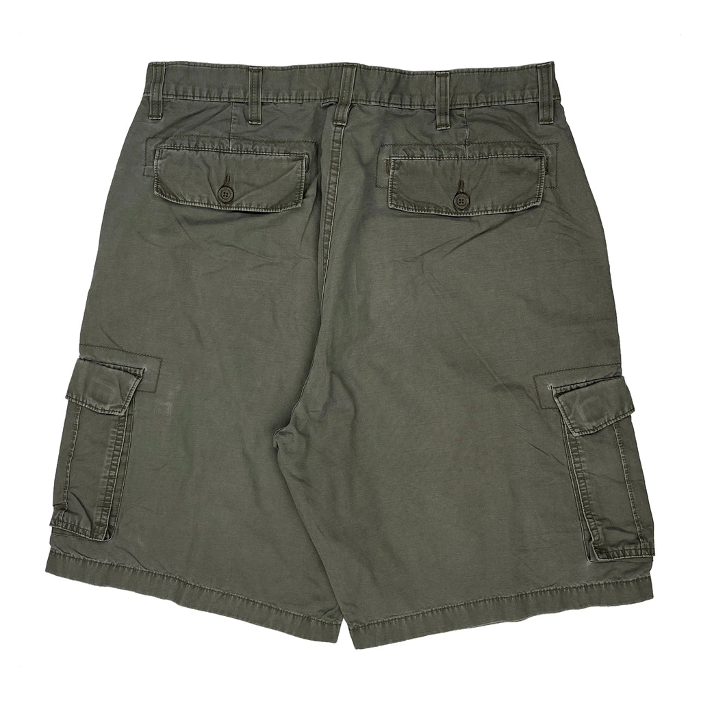 Wrangler Cargo Shorts - 35W 9L Grey Cotton