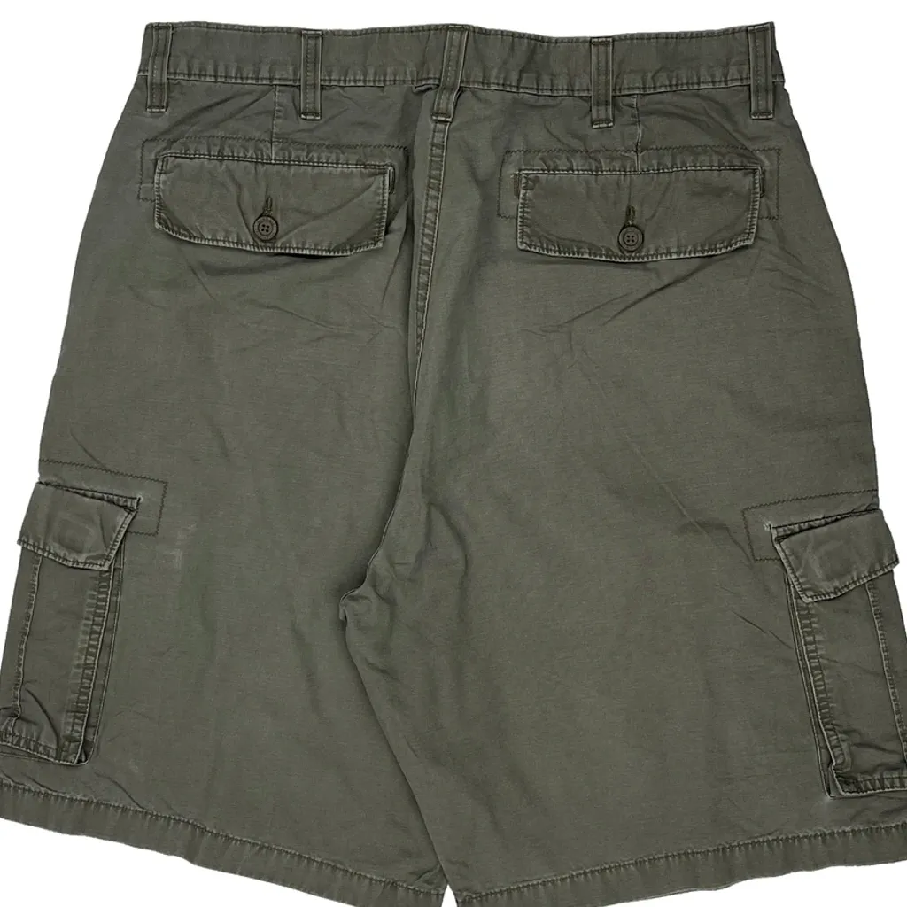Wrangler Cargo Shorts - 35W 9L Grey Cotton - Image 7