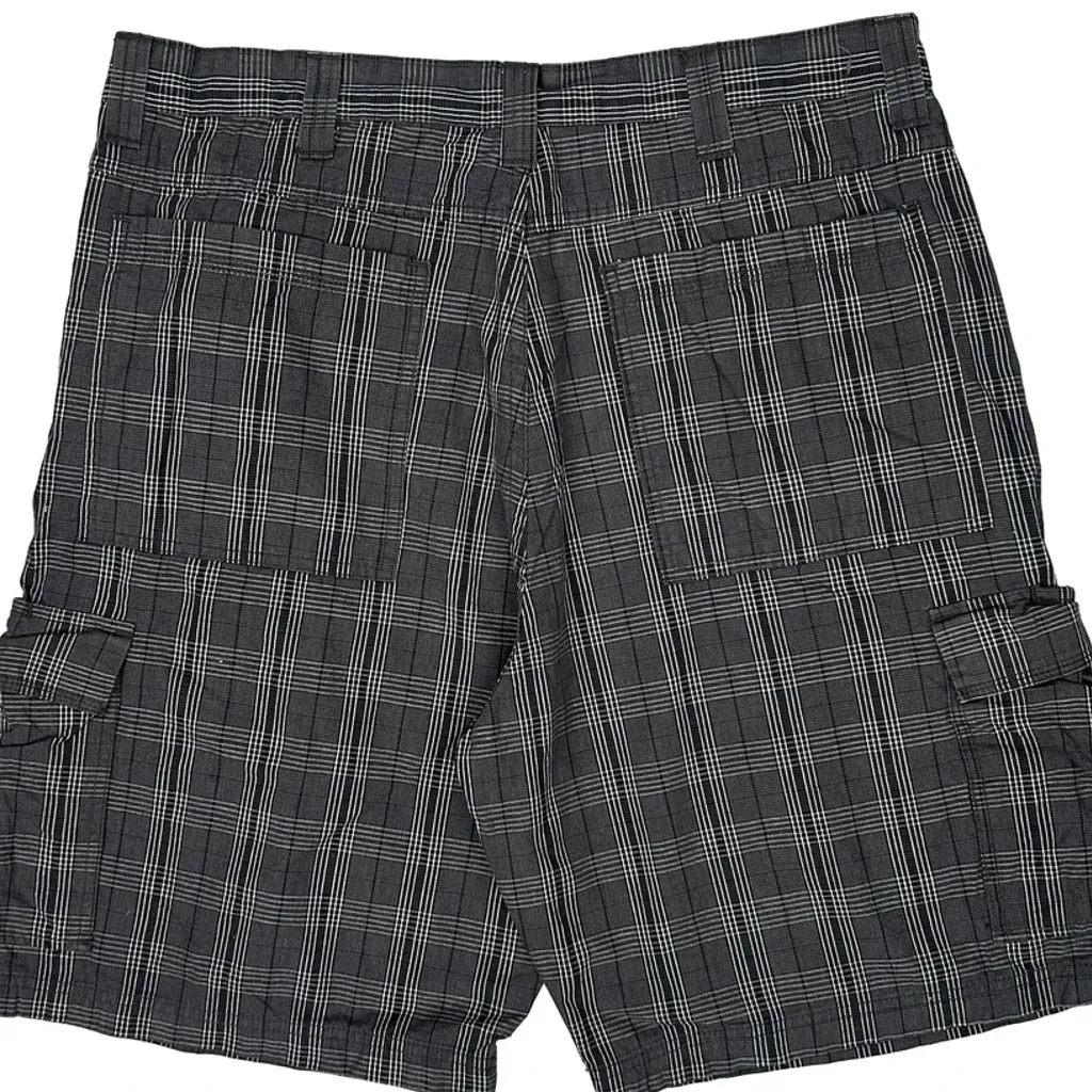 Wrangler Cargo Shorts - 36W 11L Grey Cotton - Image 7