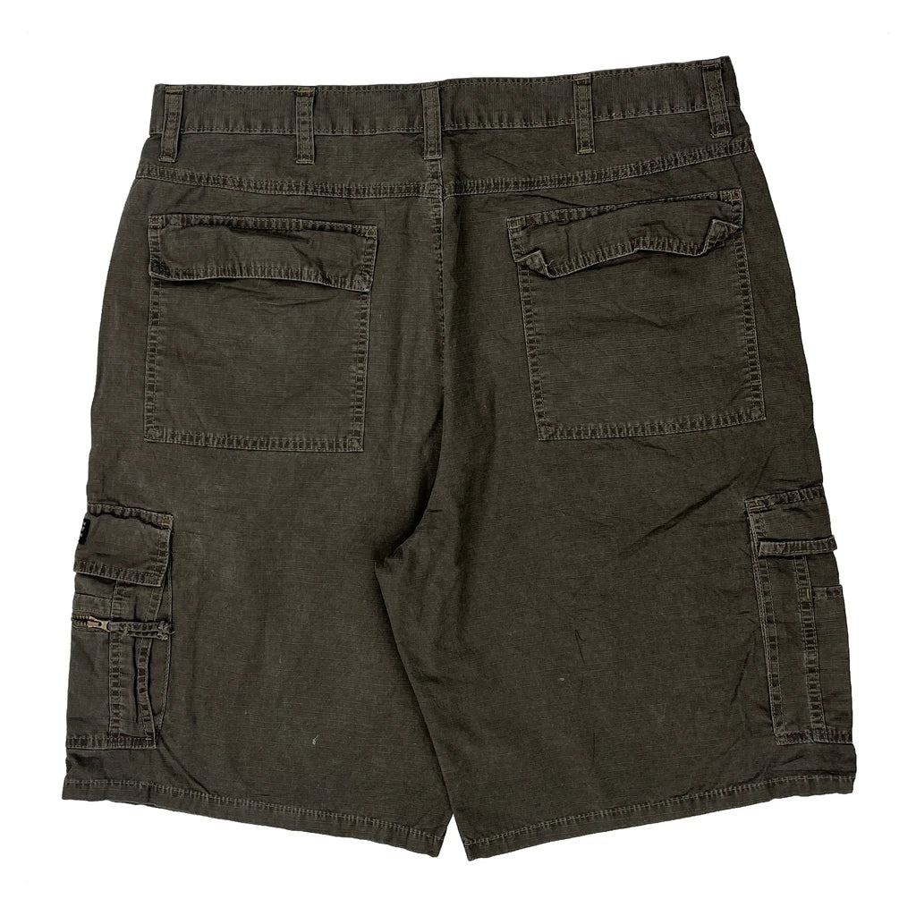 Wrangler Cargo Shorts - 36W 10L Grey Cotton