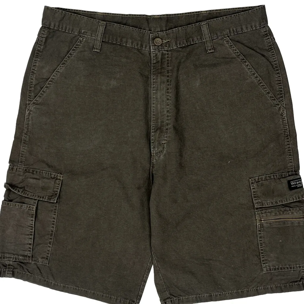 Wrangler Cargo Shorts - 36W 10L Grey Cotton - Image 8