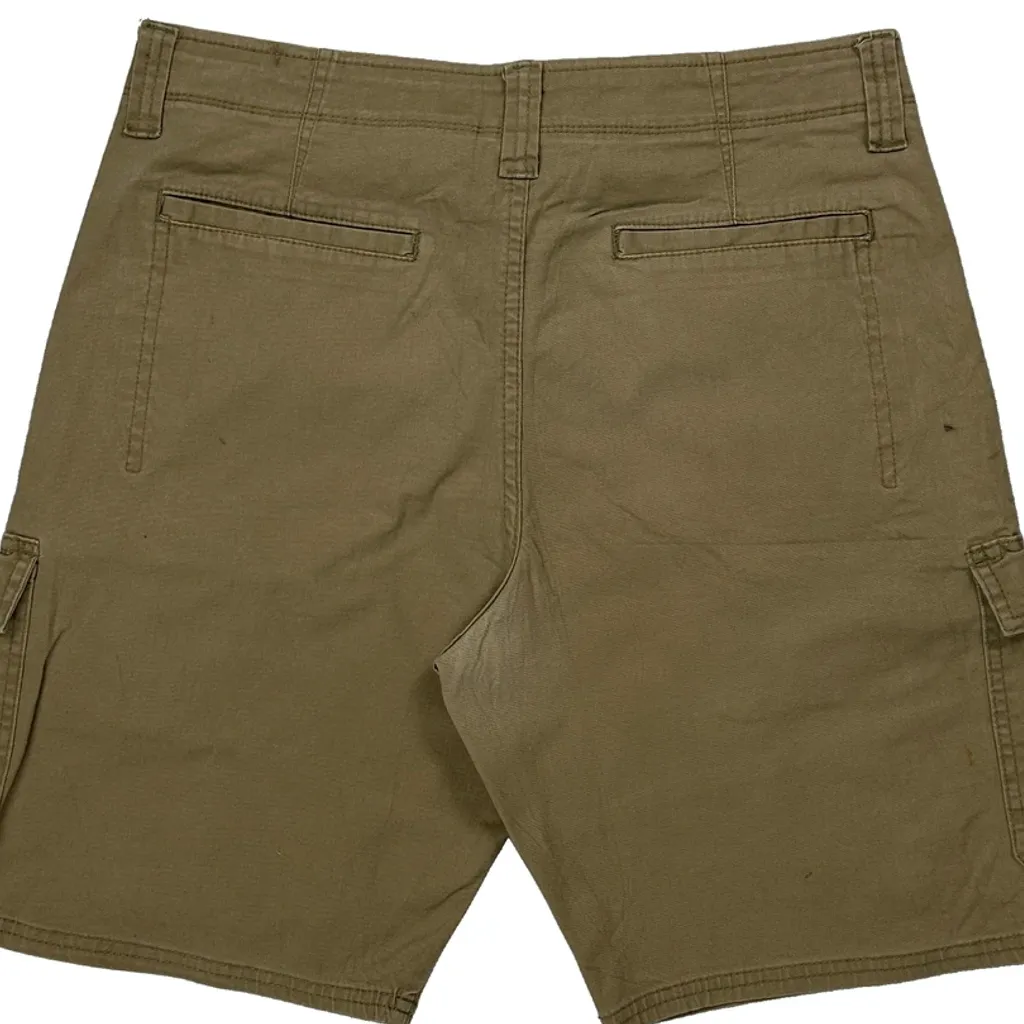Wrangler Cargo Shorts - 31W 10L Khaki Cotton Blend - Image 8