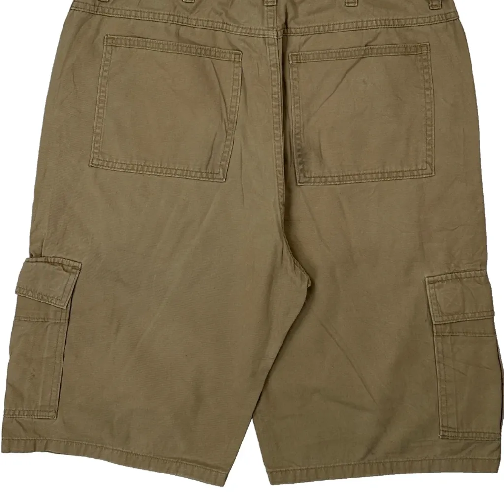 Wrangler Cargo Shorts - 34W 11L Khaki Cotton - Image 7