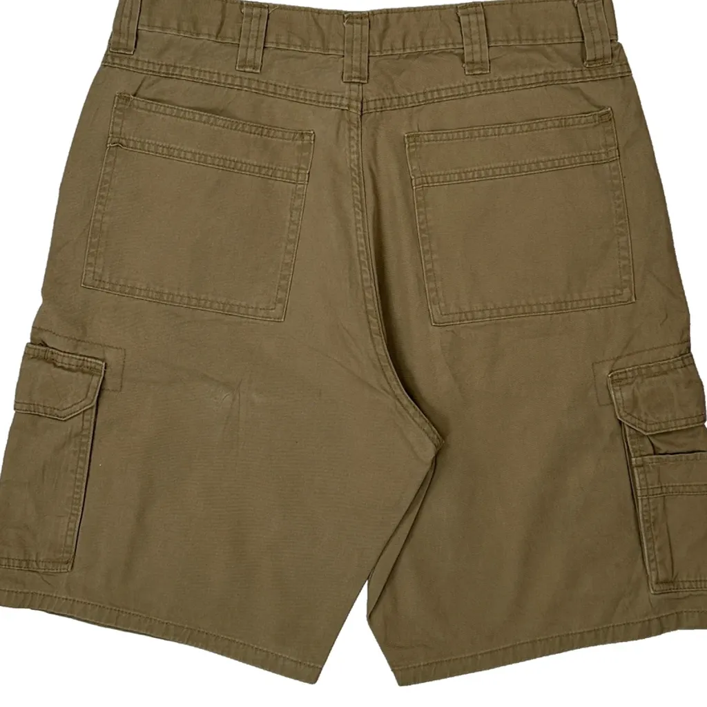 Wrangler Cargo Shorts - 34W 10L Khaki Cotton - Image 8